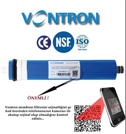 Ihlas Aura Cebilon Unique Dijital Su Arıtma Cihazı Uyumlu 5'li Filtre Seti Vontron Membranlı