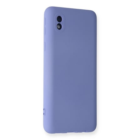 Samsung Galaxy A01 Core Kılıf Nano İçi Kadife Silikon - Lila