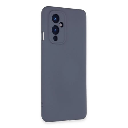 One Plus 9 Kılıf Nano İçi Kadife Silikon - Gri
