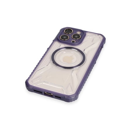Apple İphone 12 Pro Kılıf Prag Magneticsafe Kapak - Derin Mor