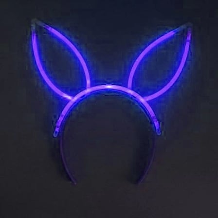 Karanlıkta Yanan Fosforlu Glow Taç 6 Renk 6 Adet