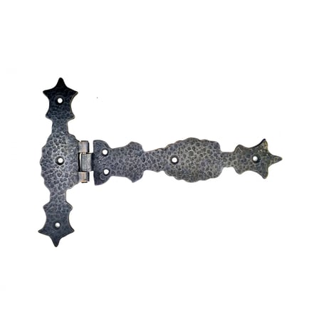 Antika Tarz Dekoratif Pirinç Kuyruklu Zambak Menteşe - 175x248 Mm, Oksit