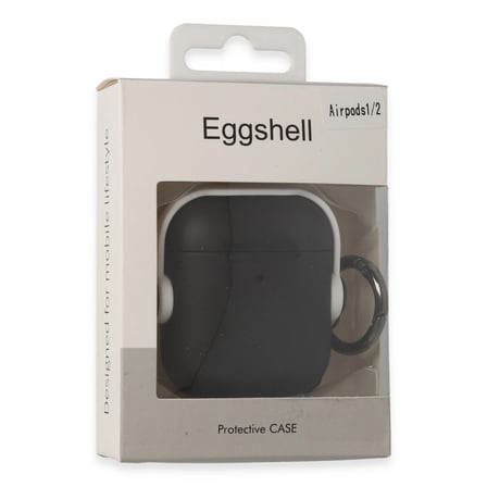 Apple Airpods 2 (2.nesil) Cool Kılıf - Siyah