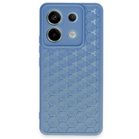 Xiaomi Redmi Note 13 Pro 5g Kılıf Petek Silikon Kapak - Mavi