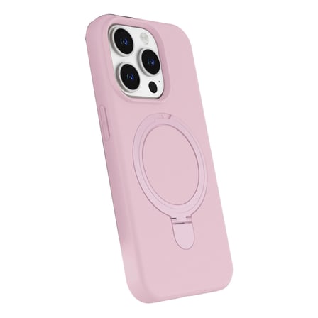 Apple İphone 15 Pro Max Regal Magsafe Standlı Kapak - Açık Pembe