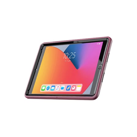 Apple Uyumlu İpad 10.2 (7.nesil) Kılıf Hand Strap Tablet Kılıfı - Mürdüm