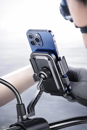Xy-089 Motosiklet & Bisiklet Ayna Baglantılı Telefon Tutucu