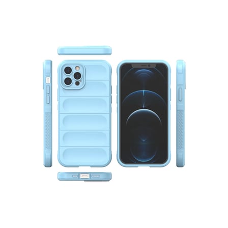 Apple İphone 12 Pro Kılıf Optimum Silikon - Sky Blue
