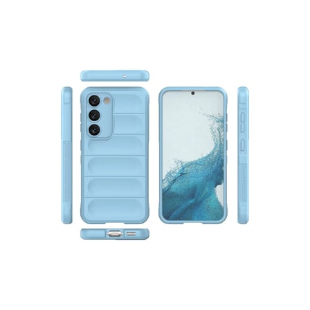 Samsung Galaxy S23 Plus Kılıf Optimum Silikon - Sky Blue