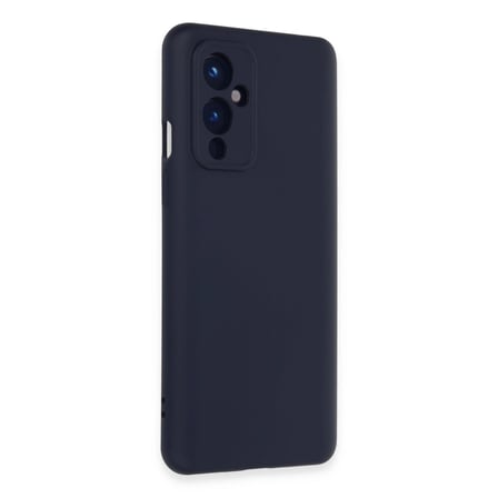 One Plus 9 Kılıf Nano İçi Kadife Silikon - Lacivert