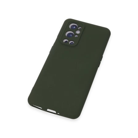 One Plus 9 Pro Kılıf Nano İçi Kadife Silikon - Koyu Yeşil