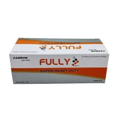 Fully Aaa Süper Heavy Duty İnce Kumanda Pil 60 Adet