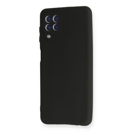 Samsung Galaxy A22 Kılıf First Silikon - Siyah