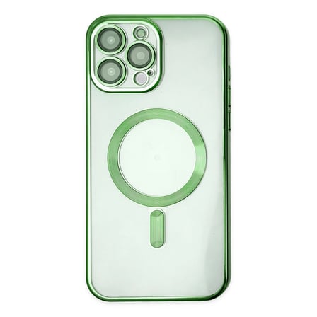 apple i̇phone 14 pro kılıf kross magneticsafe kapak - koyu yeşil