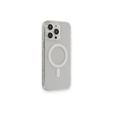 Apple İphone 13 Pro Max Kılıf Matte Şeffaf Magneticsafe - Şeffaf