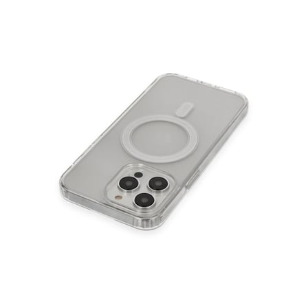 Apple İphone 13 Pro Max Kılıf Matte Şeffaf Magneticsafe - Şeffaf