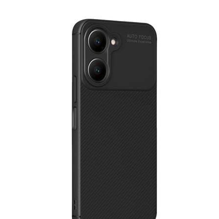 vivo y18 kılıf auto focus karbon kapak - siyah