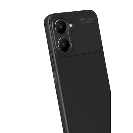 vivo y18 kılıf auto focus karbon kapak - siyah