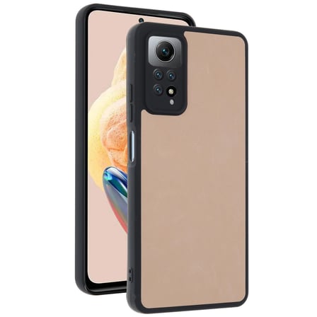 Xiaomi Redmi Note 12 Pro 4g Kılıf Aras Deri Kapak - Pudra