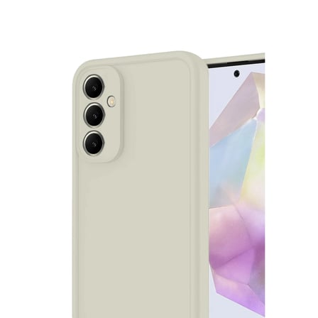 Samsung Galaxy A16 5g Kılıf Viera Silikon - Krem