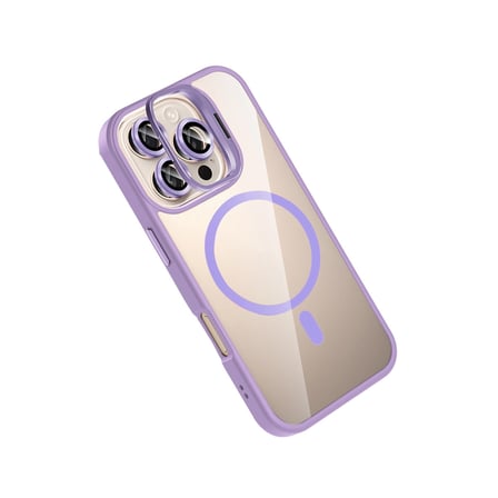 Joko Apple İphone 16 Pro Remim Lensli Magsafe Standlı Kapak - Lila