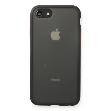 Apple İphone 7 Kılıf Montreal Silikon Kapak - Siyah