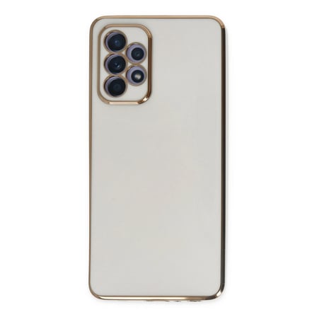 Samsung Galaxy A52 Kılıf Volet Silikon - Beyaz