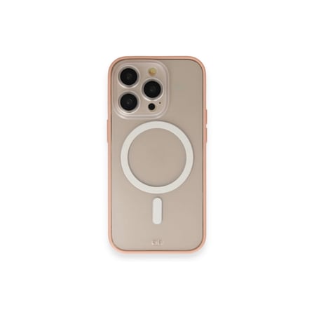Apple İphone 14 Pro Max Kılıf Grand Magneticsafe Kapak - Pembe