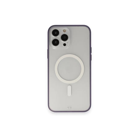 Apple İphone 14 Pro Max Kılıf Grand Magneticsafe Kapak - Mor