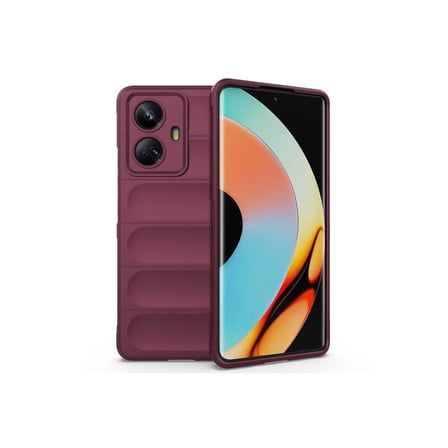Realme 10 Pro 5g Kılıf Optimum Silikon - Bordo