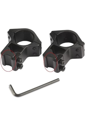 25.4mm Dürbün İçin 11mm Yüksek Halı / Ayağı