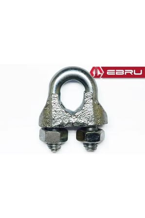 Çelik Halat Bağlama, Düğüm, Klemens 5 Mm - 50 Adet