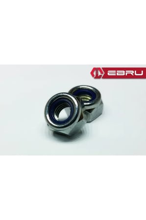 Altıköşe Fiberli Somun M8 - 10 Adet