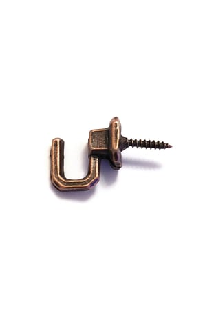 Vidalı Kanca, Askı Küçük - 15x23mm, Eskitme - 1 Adet