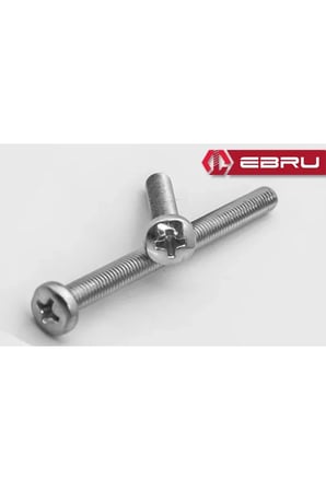 Yuvarlak Yıldız Başlı Ysb Civata M5x25 - 20 Adet