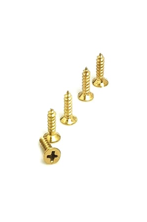 Klips, Menteşe, Ayak, Ağaç, Sunta Vidası 2,2x7,5mm - Sarı 100 Adet