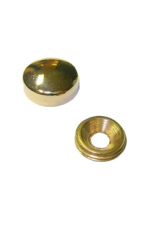 Vida Kapama Kapağı 15 Mm, Sarı - 100 Adet
