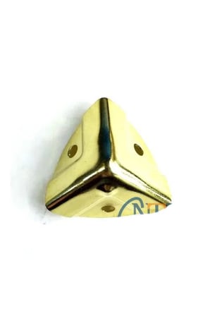 Dekoratif, Kutu, Sandık Köşesi - 35x22 Mm, Küçük, Sarı, 100 Adet