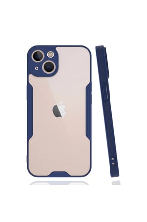 İphone 14 Plus Kılıf Platin Silikon - Lacivert