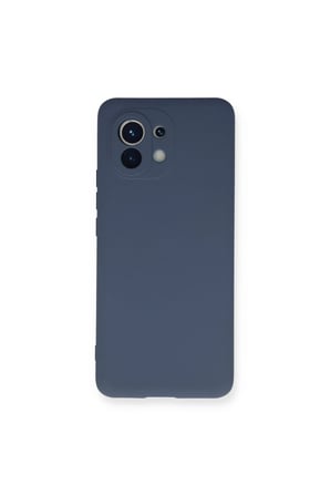 Mi 11 Kılıf Nano İçi Kadife Silikon - Gri