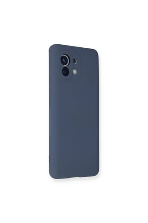 Mi 11 Kılıf Nano İçi Kadife Silikon - Gri