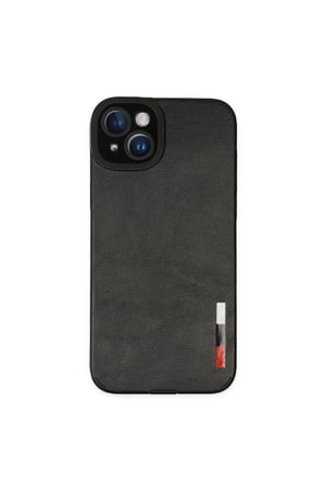 İphone 14 Plus Kılıf Loop Deri Silikon - Siyah