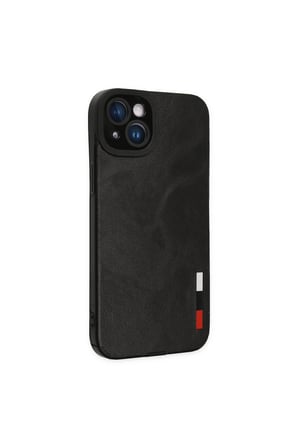 İphone 14 Plus Kılıf Loop Deri Silikon - Siyah