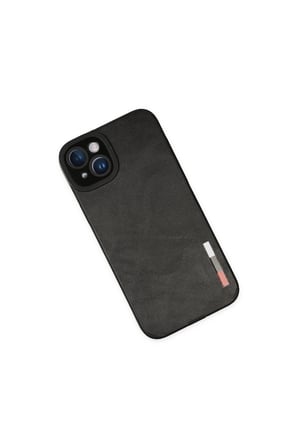 İphone 14 Plus Kılıf Loop Deri Silikon - Siyah