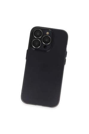 İphone 13 Pro Kılıf Luko Lens Silikon - Siyah