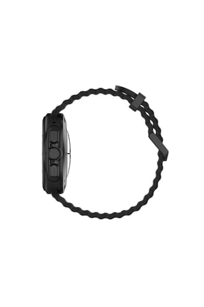 Watch 7 Ultra Kr417 Rug Silikon Kordon - Siyah