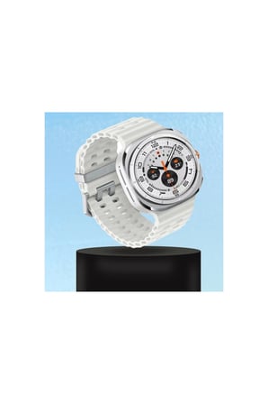 Watch 7 Ultra Kr417 Rug Silikon Kordon - Yıldız Işığı