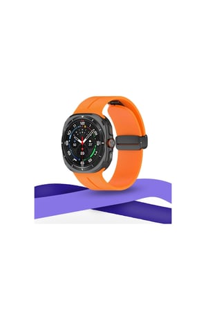 Watch 7 Ultra Kr418 Tender Silikon Kordon - Siyah