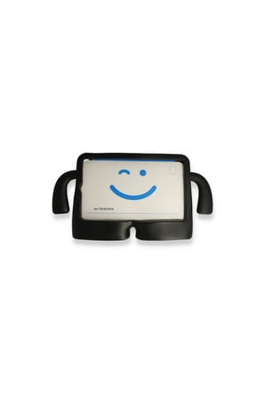 İpad 2022 10.9 (10.nesil) Kılıf Karakter Tablet Silikon - Siyah