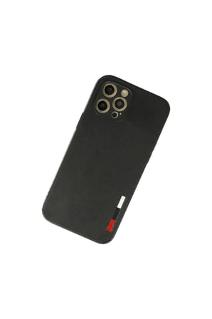 İphone 12 Pro Kılıf Loop Deri Silikon - Siyah